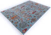 Chobi Blue Hand Knotted 510 X 81 Area Rug 700-146579 Thumb 2
