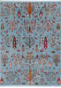 Chobi Blue Hand Knotted 510 X 81 Area Rug 700-146579 Thumb 0