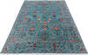 Chobi Blue Hand Knotted 510 X 711 Area Rug 700-146581 Thumb 1
