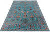 Chobi Blue Hand Knotted 510 X 711  Area Rug 700-146581 Thumb 1