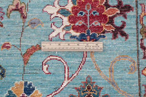 Chobi Green Hand Knotted 51 X 69 Area Rug 700-146587 Image 6
