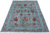 Chobi Green Hand Knotted 51 X 69  Area Rug 700-146587 Thumb 1