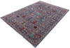 Chobi Purple Hand Knotted 510 X 80  Area Rug 700-146588 Thumb 2