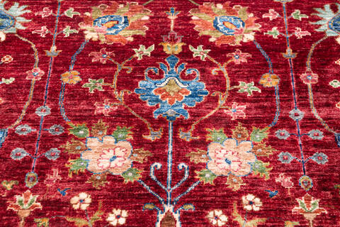 Chobi Red Hand Knotted 59 X 85 Area Rug 700-146589 Image 3