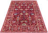 Chobi Red Hand Knotted 59 X 85  Area Rug 700-146589 Thumb 1