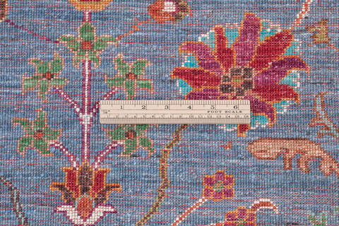 Chobi Blue Hand Knotted 59 X 81 Area Rug 700-146590 Image 6
