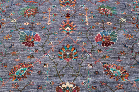 Chobi Blue Hand Knotted 58 X 80 Area Rug 700-146591 Image 3