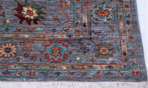 Chobi Blue Hand Knotted 58 X 80 Area Rug 700-146591 Image 4