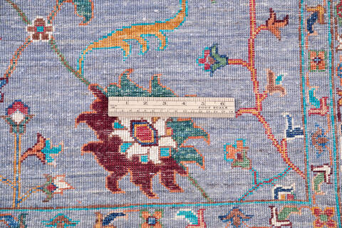 Chobi Blue Hand Knotted 58 X 80 Area Rug 700-146591 Image 6