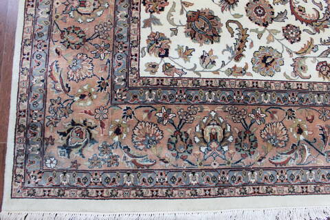 Persian Beige Hand Knotted 82 X 116 Area Rug 902-146602 Image 1