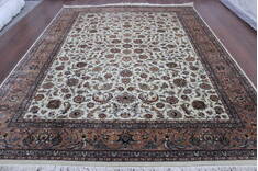 Persian Beige Hand Knotted 8'2" X 11'6"  Area Rug 902-146602