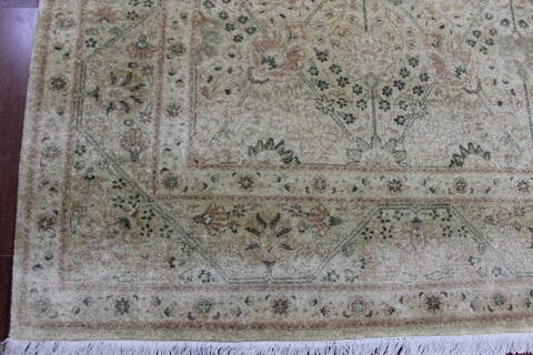 Persian Beige Hand Knotted 82 X 910 Area Rug 902-146604 Image 1