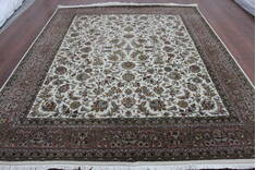 Persian Beige Hand Knotted 8'2" X 11'6"  Area Rug 902-146610