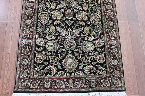 Persian Beige Runner Hand Knotted 27 X 82 Area Rug 902-146621 Image 1