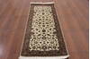 Persian Beige Runner Hand Knotted 27 X 67  Area Rug 902-146627 Thumb 0