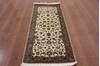 Persian Beige Runner Hand Knotted 27 X 67 Area Rug 902-146627 Thumb 0