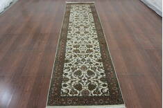 Persian Beige Runner Hand Knotted 2'7" X 11'6"  Area Rug 902-146634