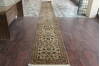 Persian Beige Runner Hand Knotted 27 X 208  Area Rug 902-146639 Thumb 0
