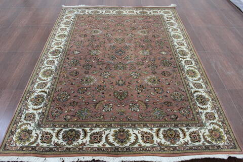 Persian Beige Hand Knotted 57 X 710 Area Rug 902-146642 Image 0
