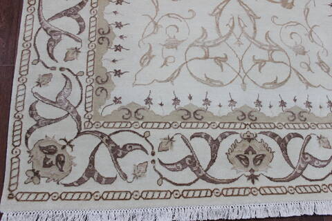 Persian Beige Hand Knotted 57 X 710 Area Rug 902-146643 Image 1