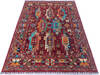 Chobi Red Hand Knotted 50 X 610  Area Rug 700-146648 Thumb 1