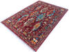 Chobi Red Hand Knotted 50 X 610  Area Rug 700-146648 Thumb 2