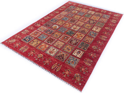 Chobi Red Hand Knotted 611 X 100 Area Rug 700-146650 Image 2