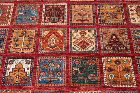 Chobi Red Hand Knotted 611 X 100 Area Rug 700-146650 Image 3