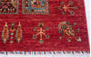 Chobi Red Hand Knotted 611 X 100  Area Rug 700-146650 Thumb 4