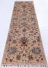 Chobi Brown Runner Hand Knotted 26 X 80 Area Rug 700-146653 Thumb 1