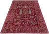 Chobi Red Hand Knotted 59 X 86 Area Rug 700-146659 Thumb 1