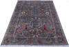 Chobi Grey Hand Knotted 510 X 81 Area Rug 700-146661 Thumb 1