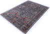 Chobi Grey Hand Knotted 510 X 81 Area Rug 700-146661 Thumb 2