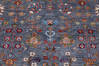 Chobi Grey Hand Knotted 510 X 81  Area Rug 700-146661 Thumb 3