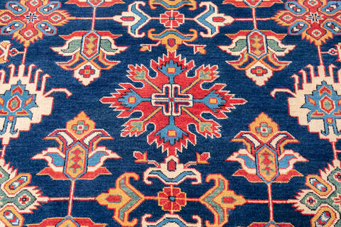 Kazak Blue Hand Knotted 66 X 910 Area Rug 700-146666 Image 3