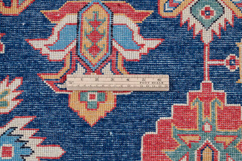 Kazak Blue Hand Knotted 66 X 910 Area Rug 700-146666 Image 6