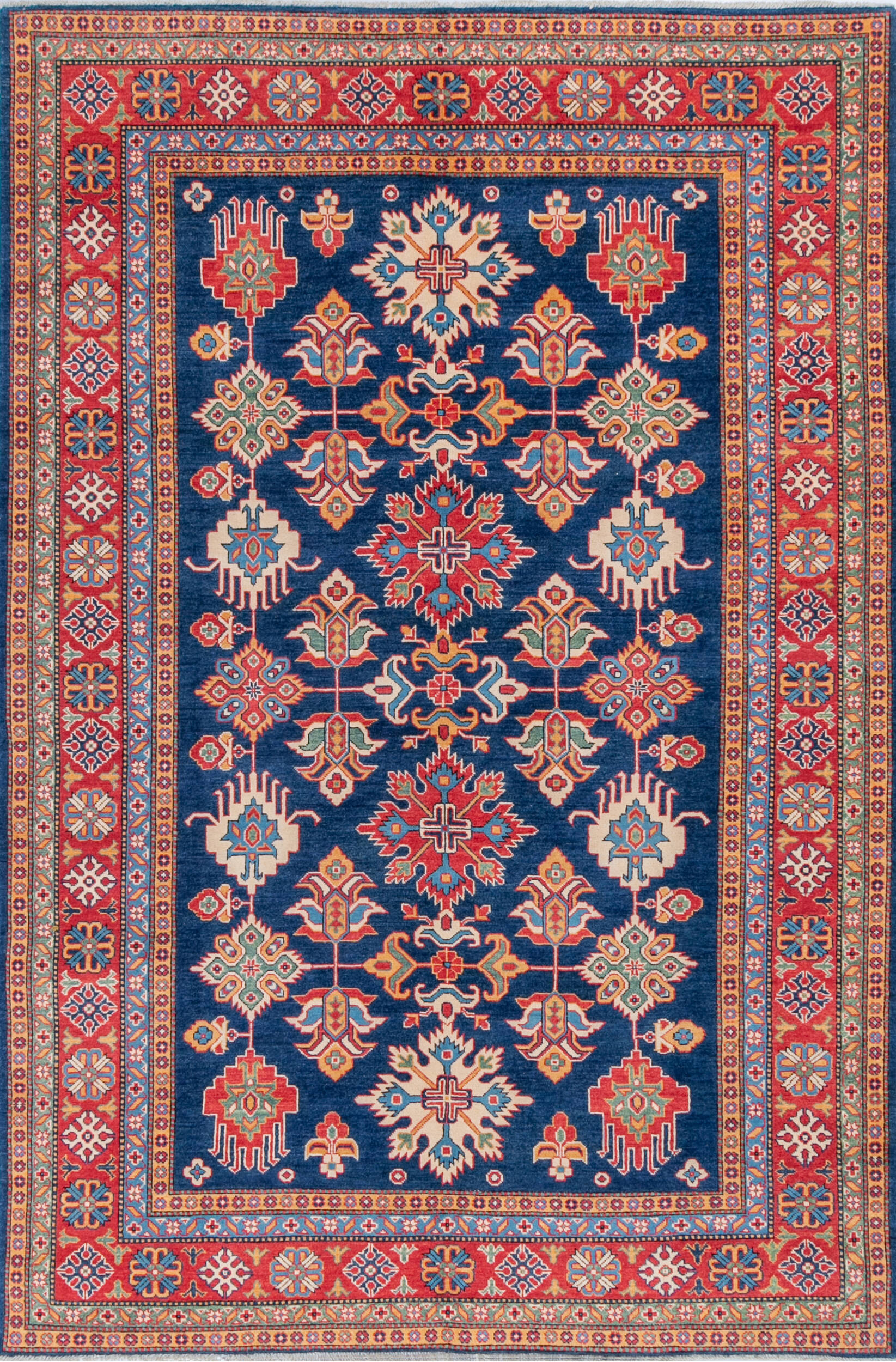 IDEE - Afghan Kazak rug 1980s アフガンカザックラグ Afghan Kazak rug 1980s アフガンカザックラグ