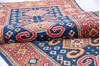 Kazak Blue Runner Hand Knotted 27 X 97 Area Rug 700-146667 Thumb 5