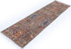 Chobi Brown Runner Hand Knotted 27 X 99 Area Rug 700-146669 Thumb 2