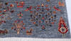 Chobi Grey Hand Knotted 510 X 84 Area Rug 700-146670 Thumb 4