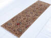 Chobi Brown Runner Hand Knotted 27 X 89 Area Rug 700-146677 Thumb 2
