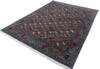 Chobi Grey Hand Knotted 83 X 107 Area Rug 700-146679 Thumb 2