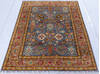 Chobi Grey Hand Knotted 42 X 56  Area Rug 700-146680 Thumb 1