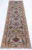 Chobi Grey Runner Hand Knotted 27 X 99 Area Rug 700-146682 Thumb 1