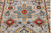 Chobi Grey Runner Hand Knotted 27 X 99 Area Rug 700-146682 Thumb 3