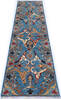 Chobi Blue Runner Hand Knotted 211 X 119 Area Rug 700-146684 Thumb 1