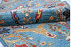 Chobi Blue Runner Hand Knotted 211 X 119 Area Rug 700-146684 Thumb 5