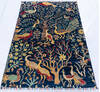 Chobi Blue Hand Knotted 33 X 50  Area Rug 700-146685 Thumb 1