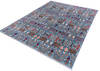 Chobi Blue Hand Knotted 81 X 99 Area Rug 700-146687 Thumb 2