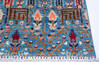 Chobi Blue Hand Knotted 81 X 99 Area Rug 700-146687 Thumb 4